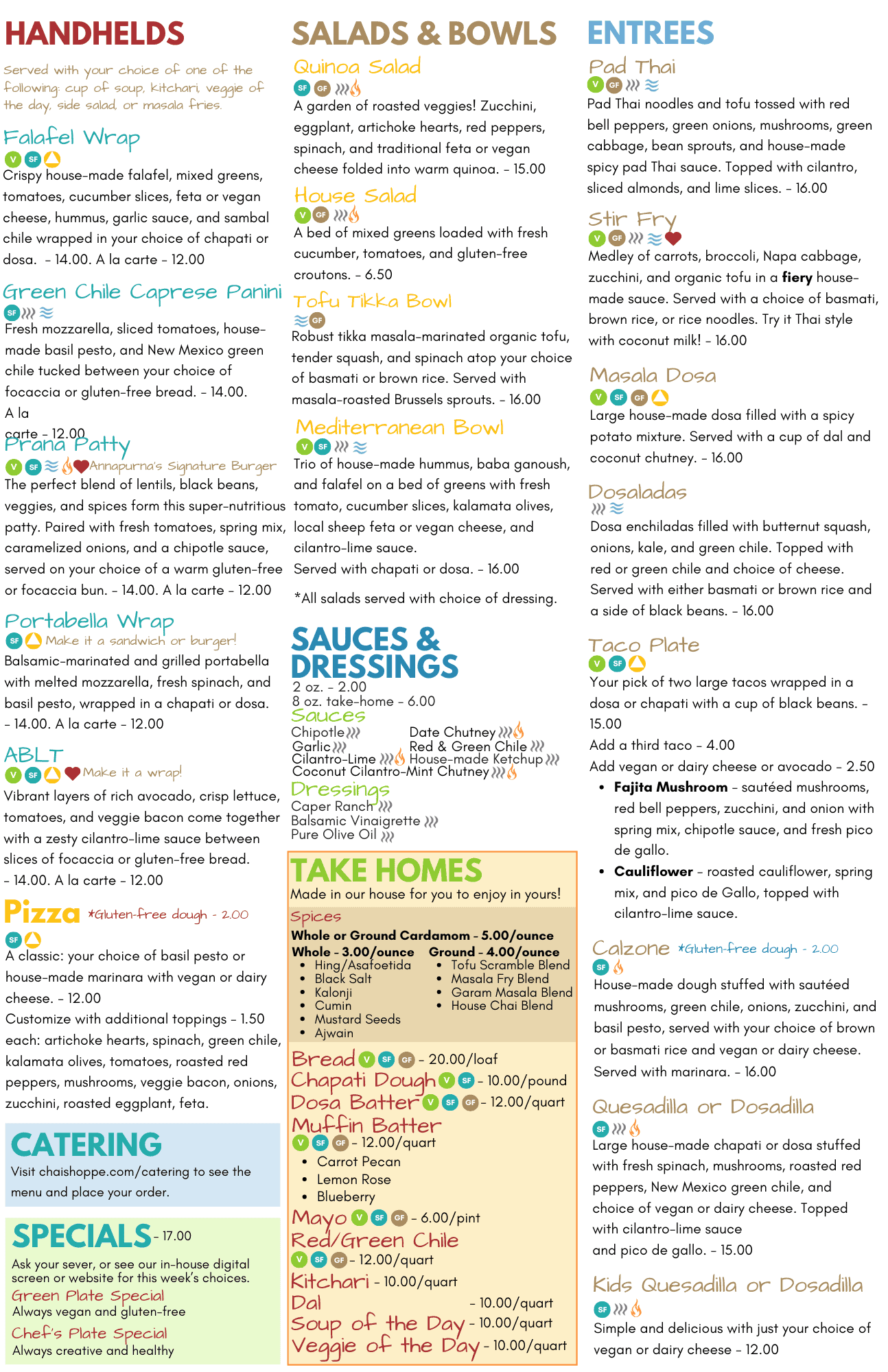 Menu Back Menu Back