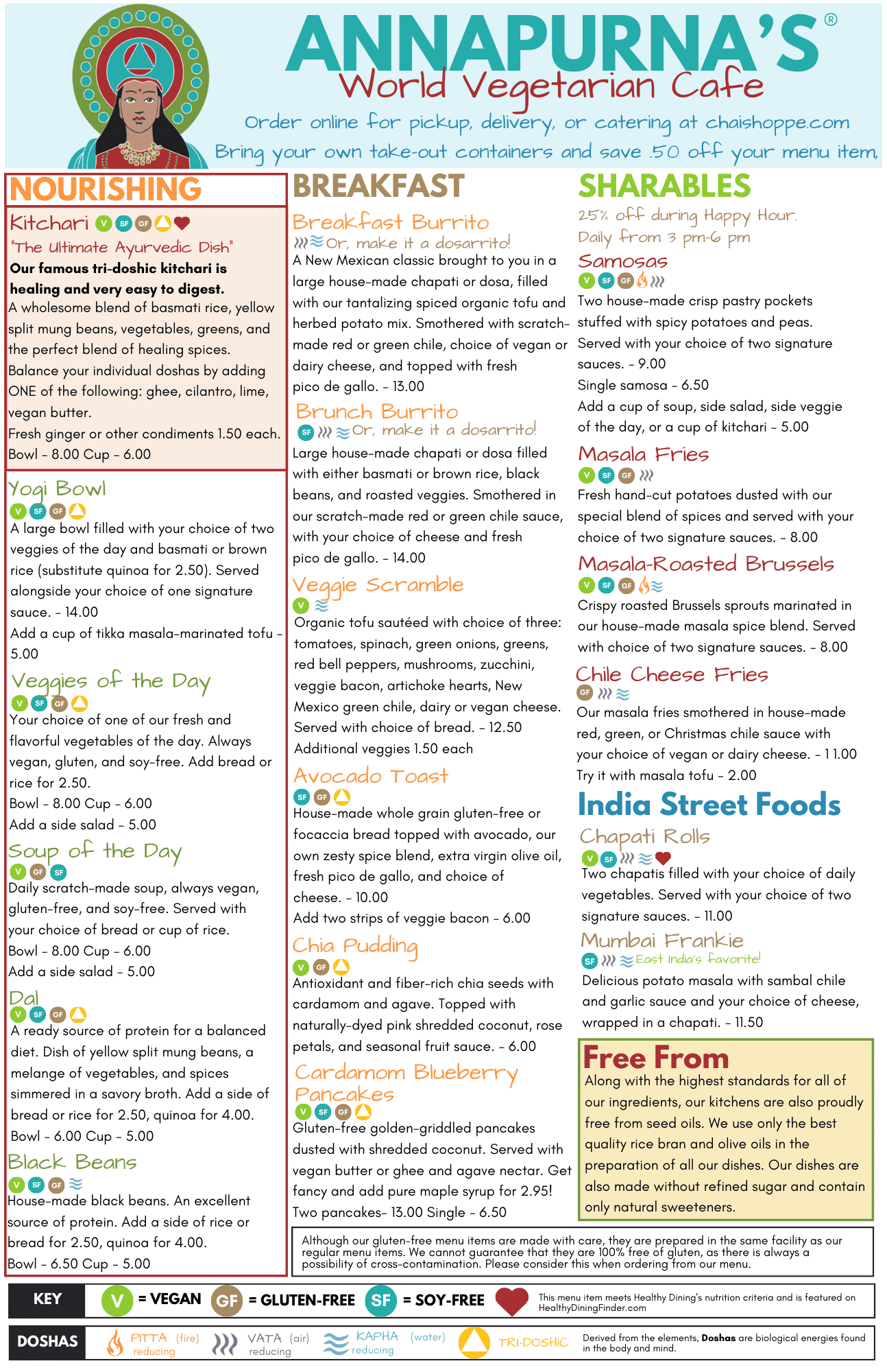 Menu Front